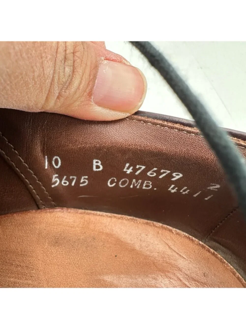 Allen Edmonds Park Avenue Men Size 10B Brown Leather Cap Toe Oxford Dress Shoes